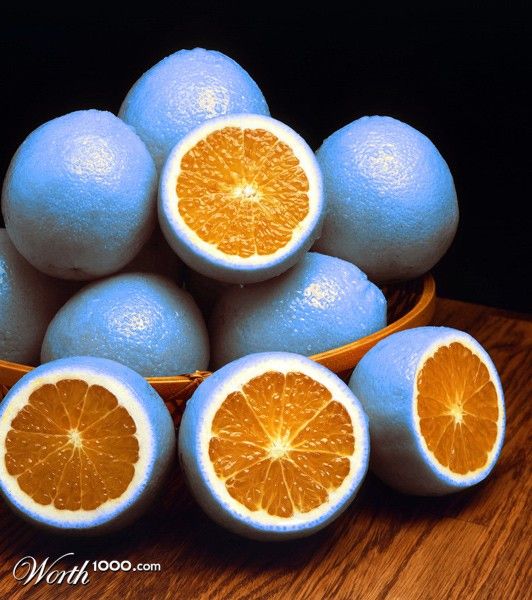 Blue oranges