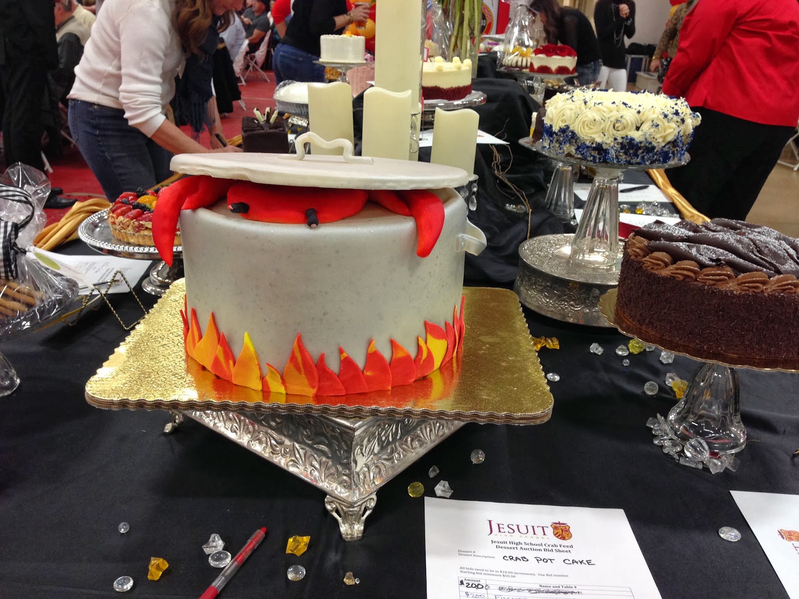 Cracking the night away at the Jesuit High School Crab Feed