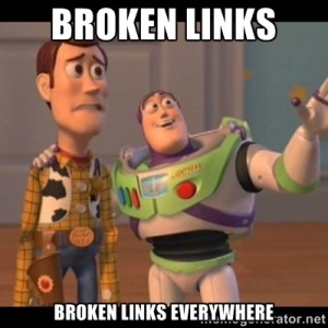 Broken links