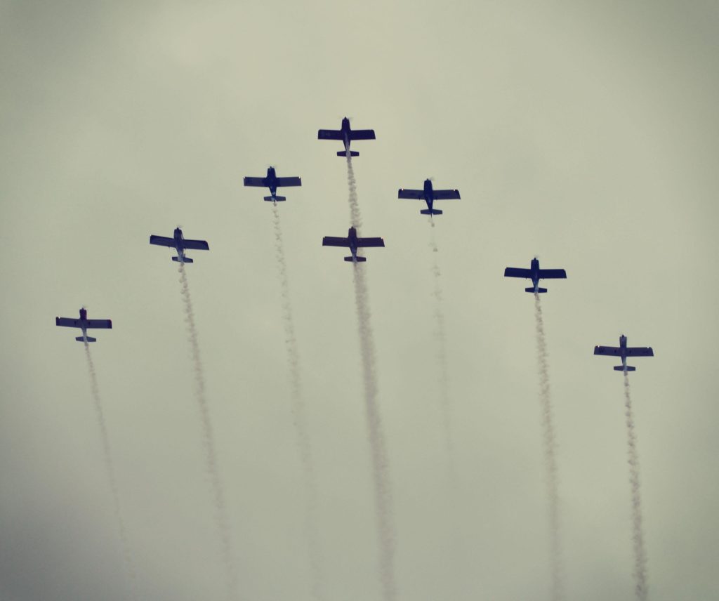 West Coast Ravens formation EAA AirVenture Oshkosh