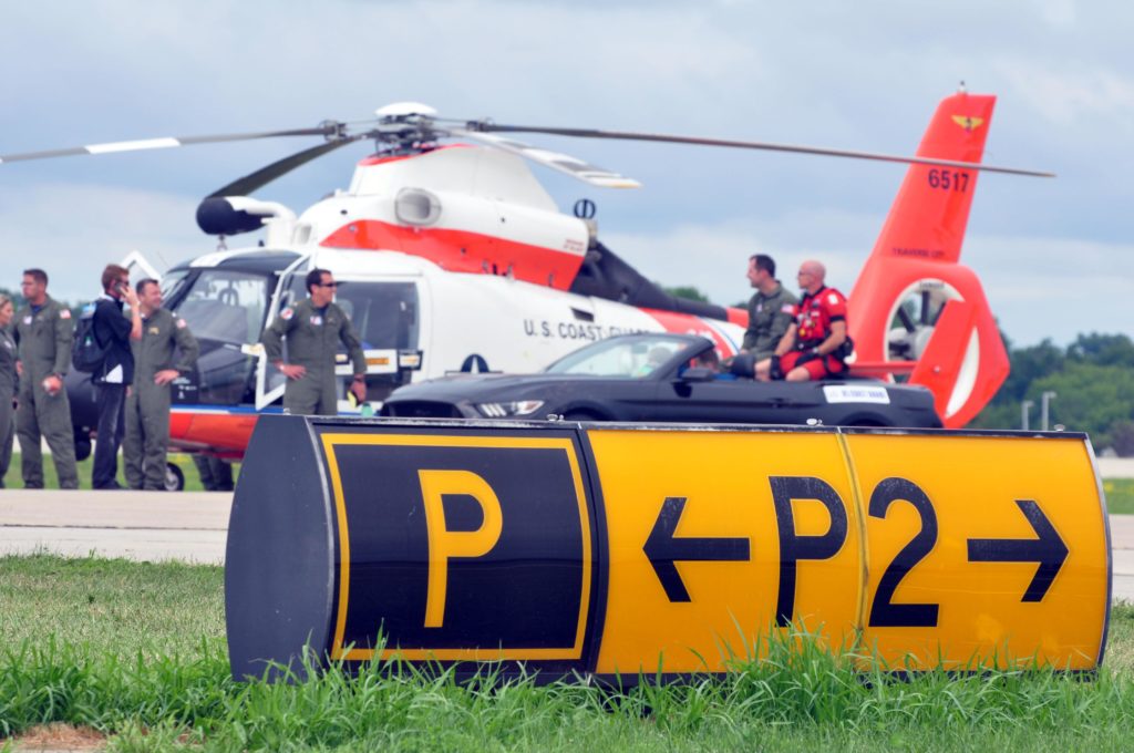 Great to see the Coast Guard representation at Oshkosh.