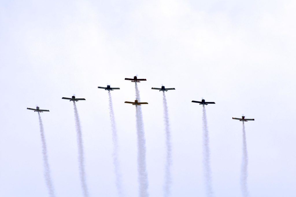 West Coast Ravens formation EAA AirVenture Oshkosh