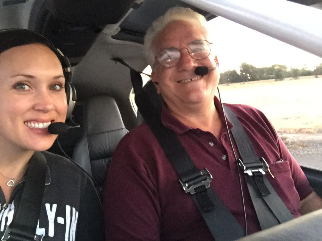 Shawna and Nick in the RV-10