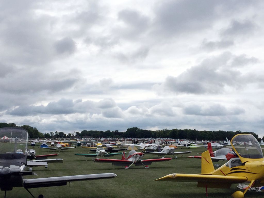 A sea of RVs